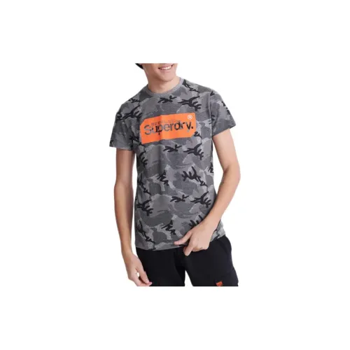 SUPERDRY T-Shirts Men Gray