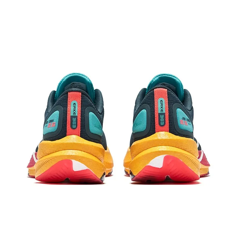 Erke Dust 2.0 Anti-Slip And Wear-Resistant Cushioning Rebound Low-Top Running Shoes Men's Star Era Color Scheme-4