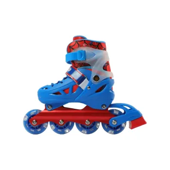 Disney Spider Man Series Kids' Roller Skate Set, Inline Skate Plastic, Aluminum Base