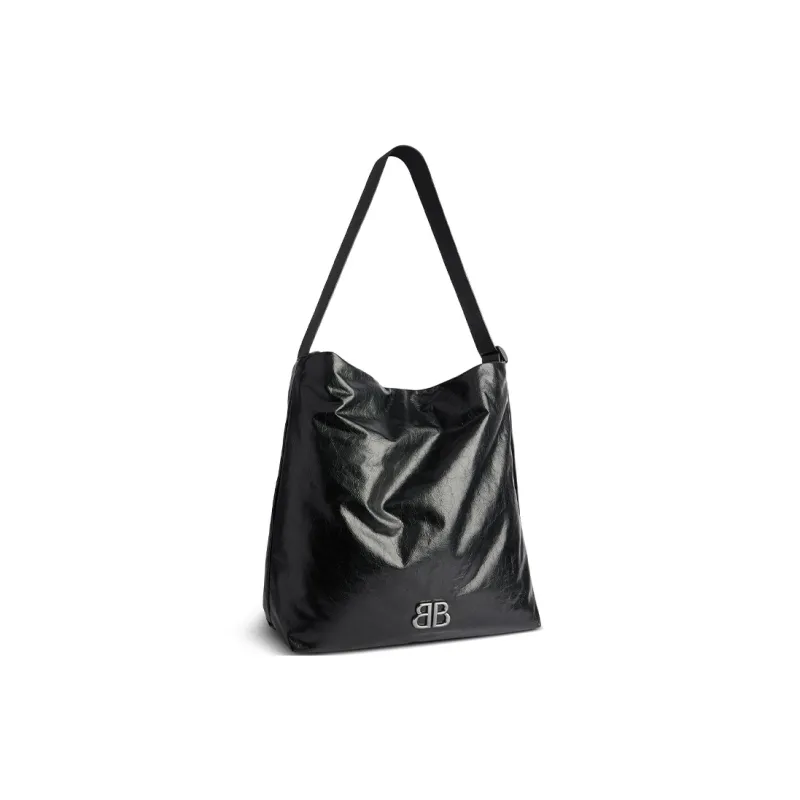 Balenciaga Logo Plaque Large Shoulder Bag-1