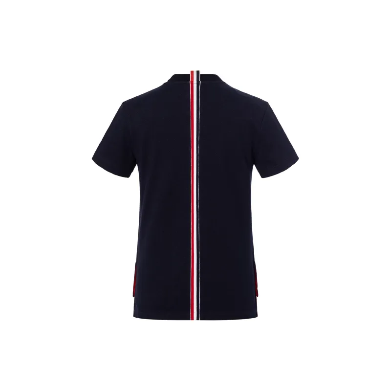 THOM BROWNE Asymmetric Hem T Shirt-1