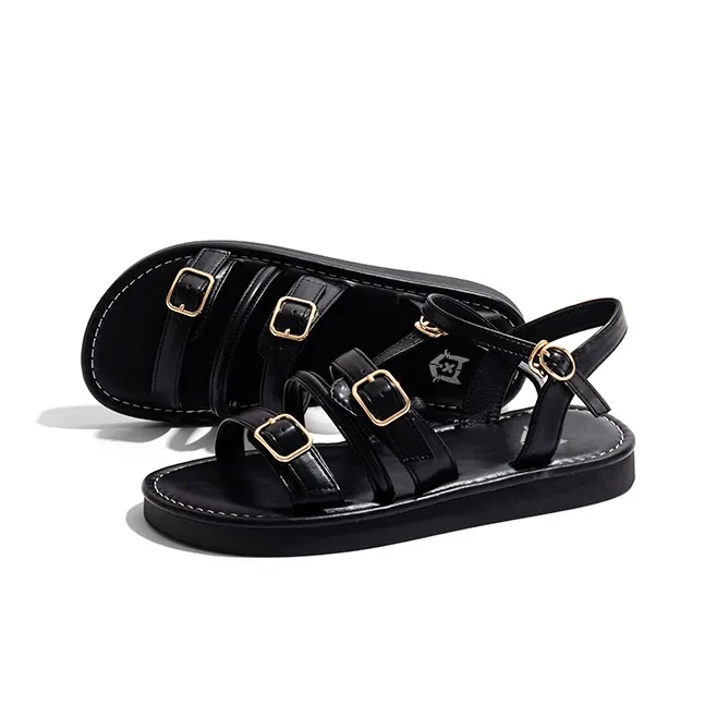 Old Meow Roman Sandals 2cm Women's Black-1