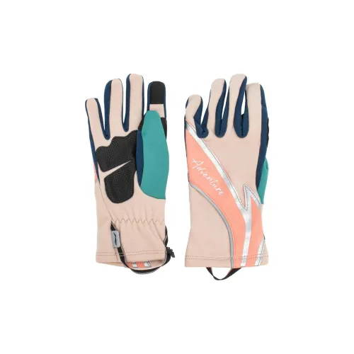 LiNing Polyester Spandex Polyamide Gloves Kids' Pink Apricot