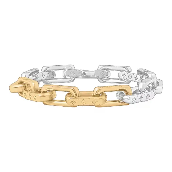 LOUIS VUITTON Monogram Chain Bracelet-0