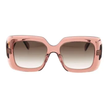 CELINE Square Sunglasses Women's Gold