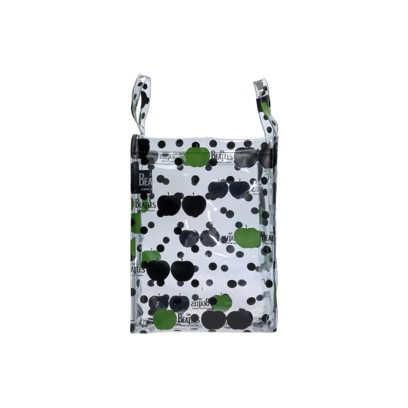 CDG PVC Polyvinyl Chloride Tote Bag, Shopping Bag, Handbag Small Size Unisex Black Green-1