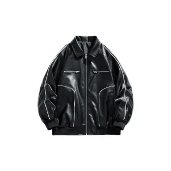 JEEP SPIRIT Leather Jacket Men's