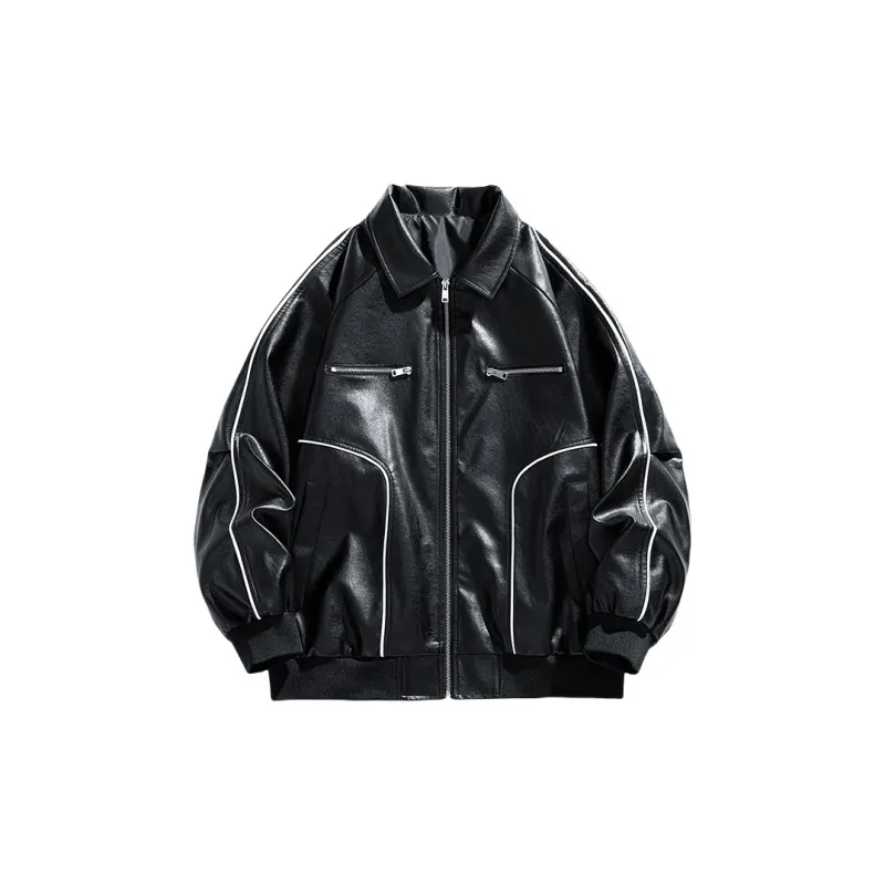 JEEP SPIRIT Leather Jacket Men's-0