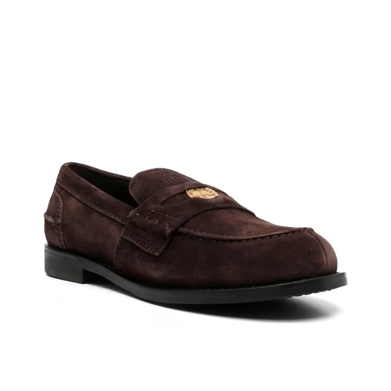 MIU MIU Suede Loafers-1