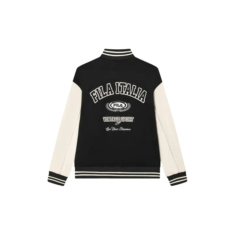 FILA Baseball Jacket Men's Jet Black-1