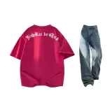 Set (Red Heavyweight Upgrade T-Shirts+Blue Jeans)