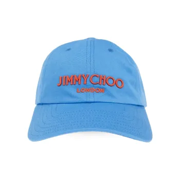 Jimmy Choo Logo-Embroidered Baseball Cap