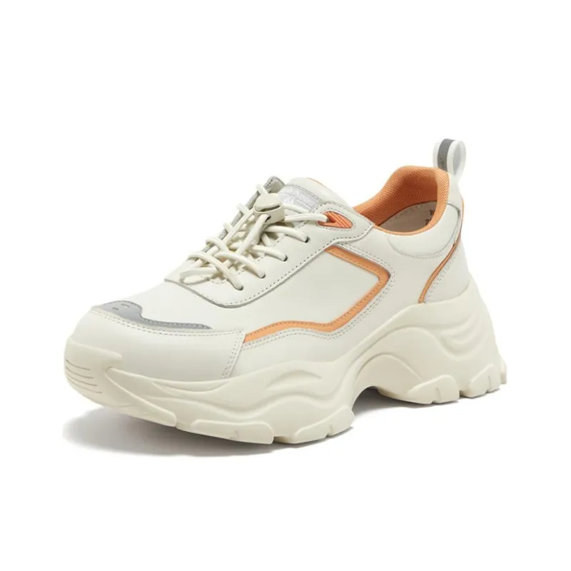 Hush Puppies Cushioned Slip-Resistant Low-Top Chunky Sneakers Women's-3