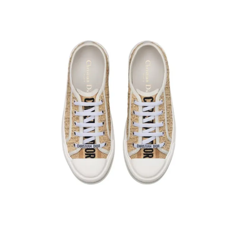 DIOR Walk'n'Dior Low-Top Skateboard Shoes Women's Light Brown-3