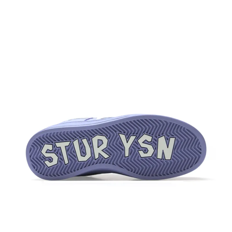 STUR YSN Wear resistant And Lightweight Low Top Skateboard Shoes Unisex Snow Blue Color-6