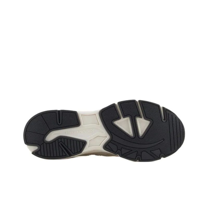 EMPORIO ARMANI Low Top Chunky Sneakers Men's White-5