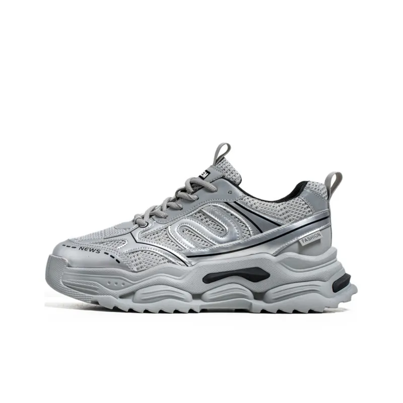 JKEM Anti Slip Wear Resistant Low Top Chunky Sneakers Men's-10