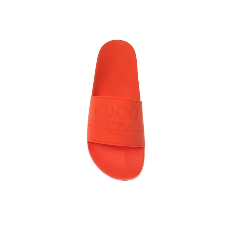 GUCCI Slide Slippers Women's Orange-4
