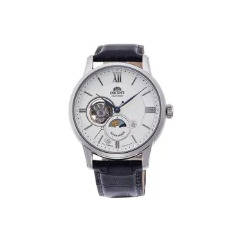 ORIENT Automatic Mechanical Movement Leather Watch Bands Watch 42mm Men's Watches White Dial