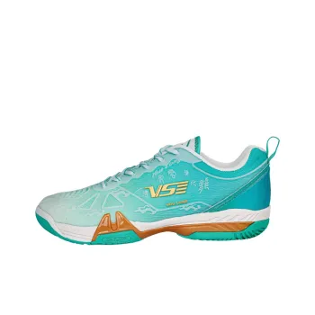 Venson Snake Shoes Coverage Wear-Resistant Low-Top Badminton Shoes Unisex Green Dove