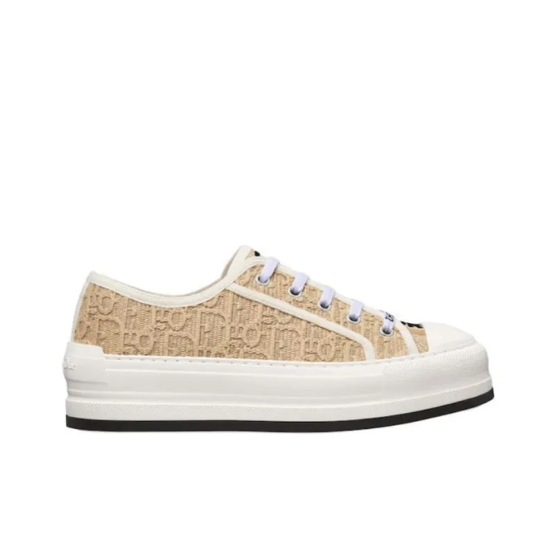 DIOR Walk'n'Dior Low-Top Skateboard Shoes Women's Light Brown-1