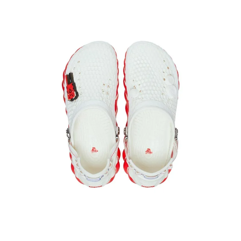 Crocs Echo Clog Kanghyuk White Red-4