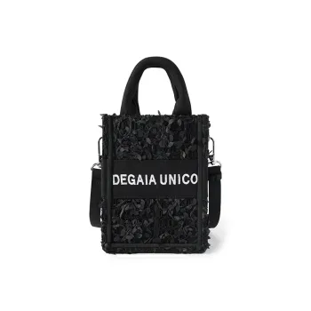 DEGAIA Polyester Shoulder Bag Crossbody Bag Handbag Medium Size Women's Black