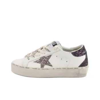 Golden Goose Hi Star Low Top Skateboard Shoes Women's White