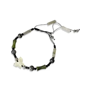 Shiban Colored Glaze Jade Bracelets Unisex