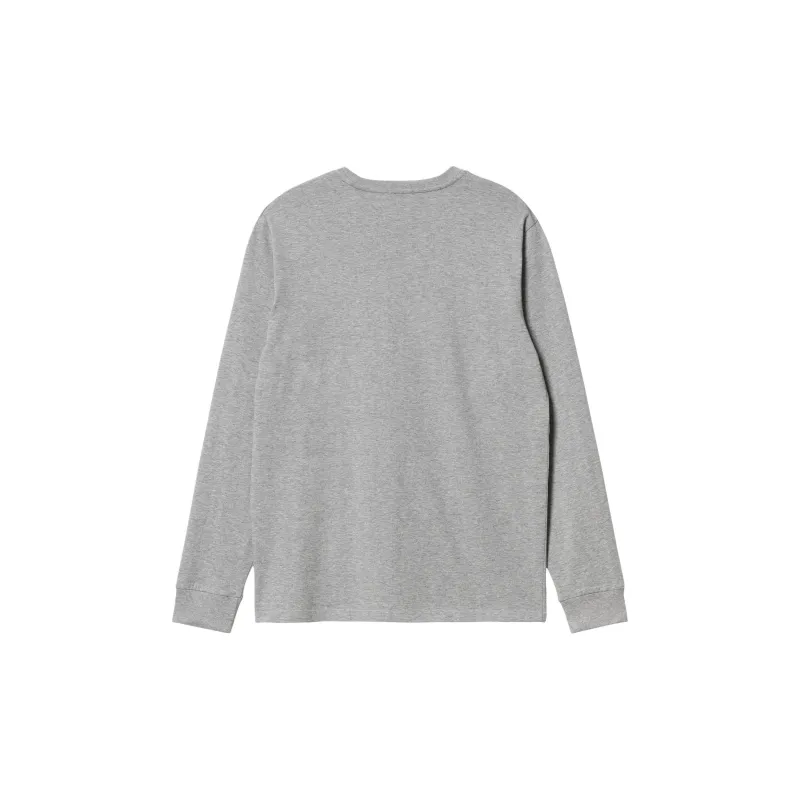 Carhartt WIP L/S Pocket T Shirt T Shirt Unisex Gray-1