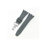 Gray with Silver Butterfly Clasp