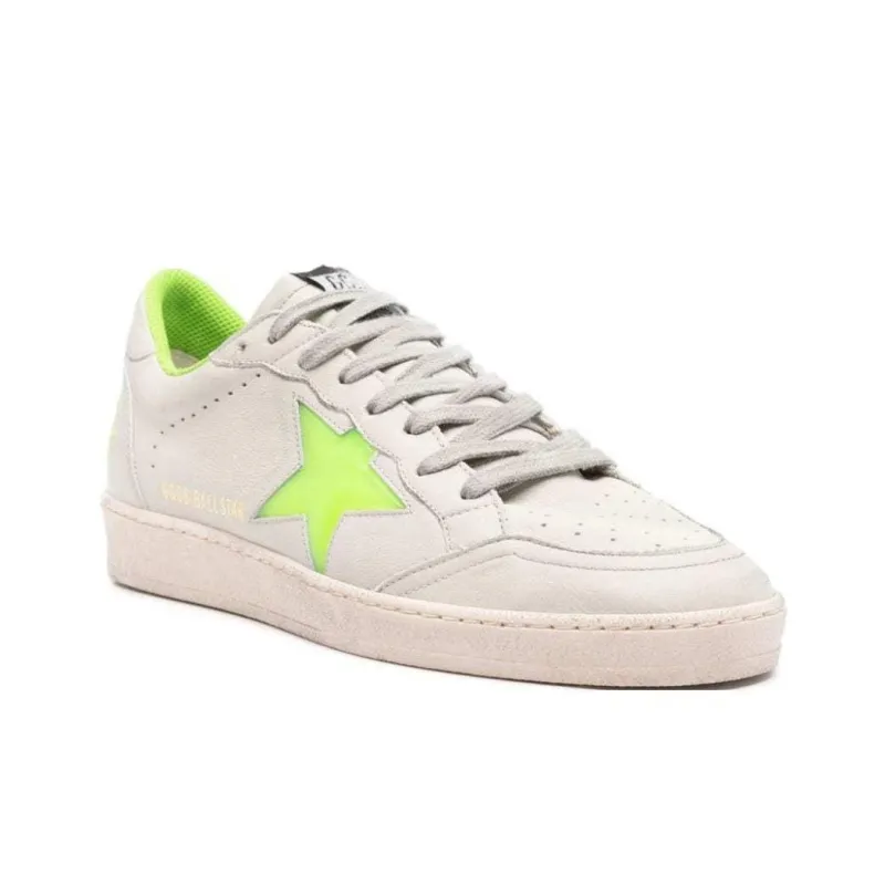 Golden Goose Ball Star Low Top Skateboard Shoes Men's Gray-2