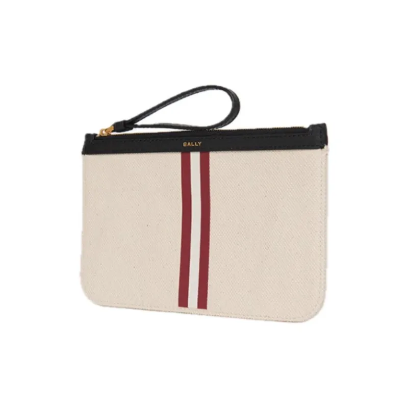 BALLY Fabric Cow Leather Patchwork Tote Tot Bag Shopping Bag One Shoulder Handbag Large Size Women's Natural-7