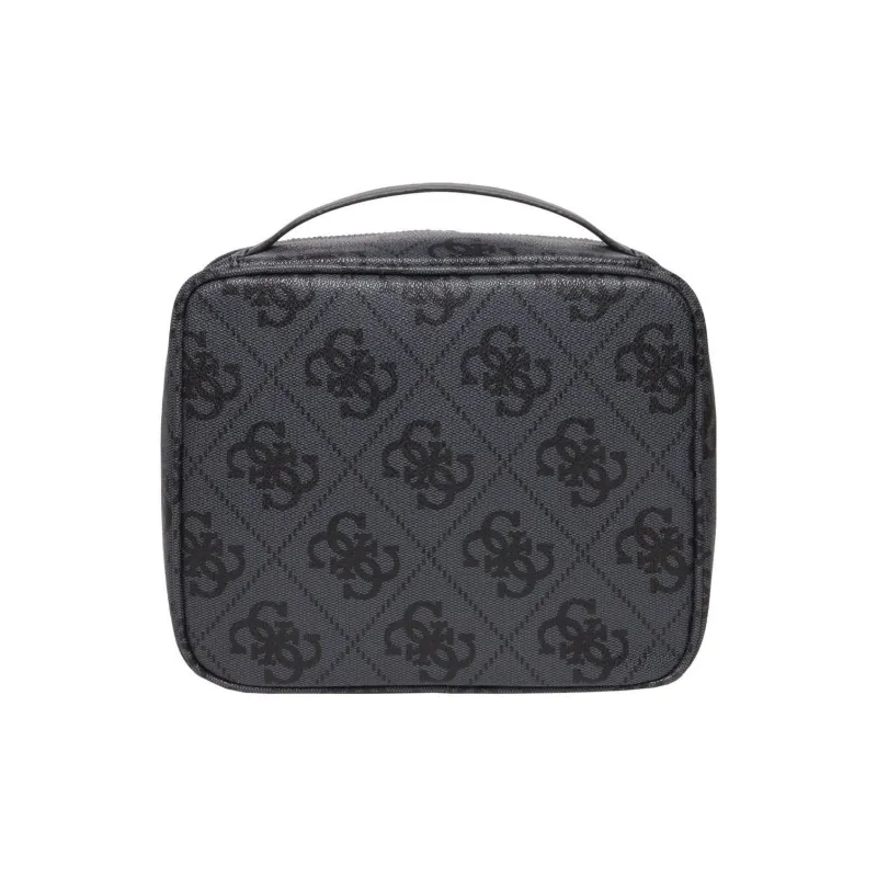 GUESS Polyurethane Makeup Bag Women's Dark Gray-2
