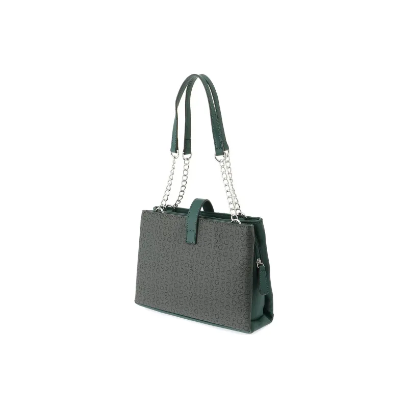 GUESS Polyvinyl Chloride Handbag Shoulder Bag Women's Dark Gray-4