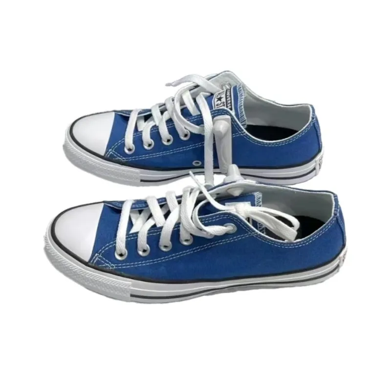 Converse ALLSTAR Anti Slip Wear Resistant Low Top Canvas Shoes Unisex Blue-1