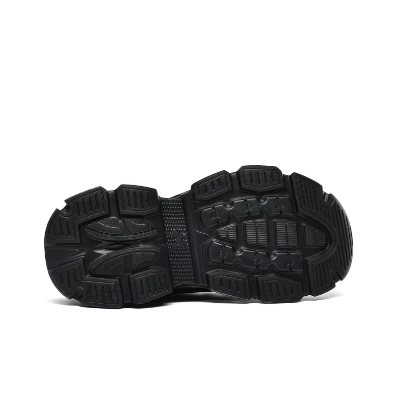 EBLAN Low Top Chunky Sneakers Men's Black-4