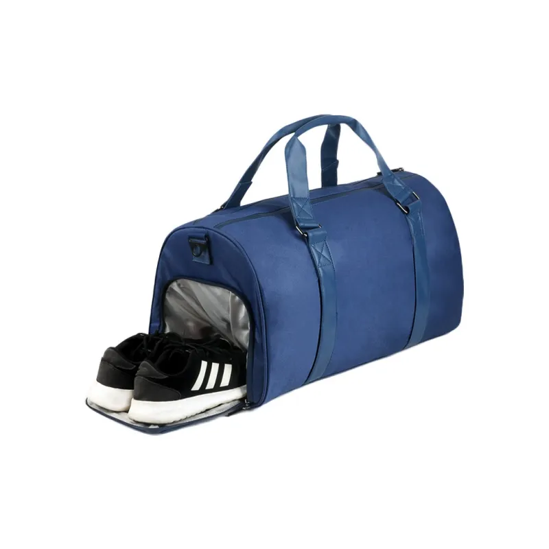 DOSRFINI Polyester Travel Bag Large Size Unisex Black/Pink/Blue-5