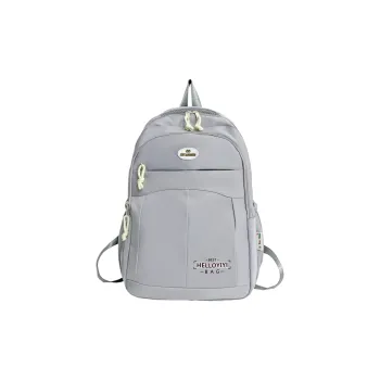 OURFUN Nylon Fabric Backpack Unisex Multicolor