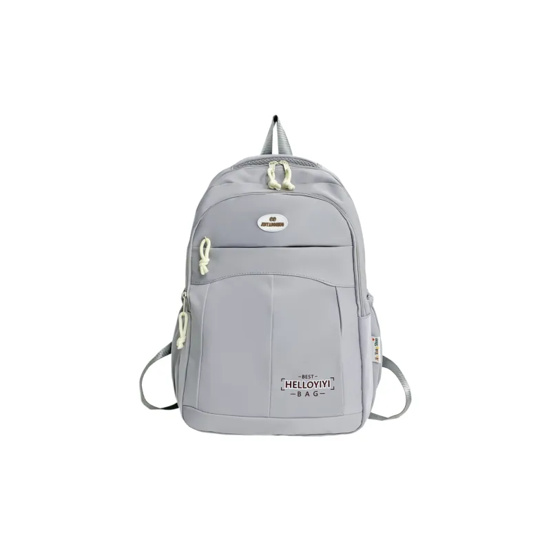 OURFUN Nylon Fabric Backpack Unisex Multicolor-0