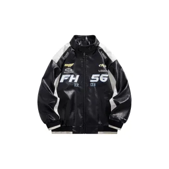 Riding Grams Biker Jacket PU Unisex Commute