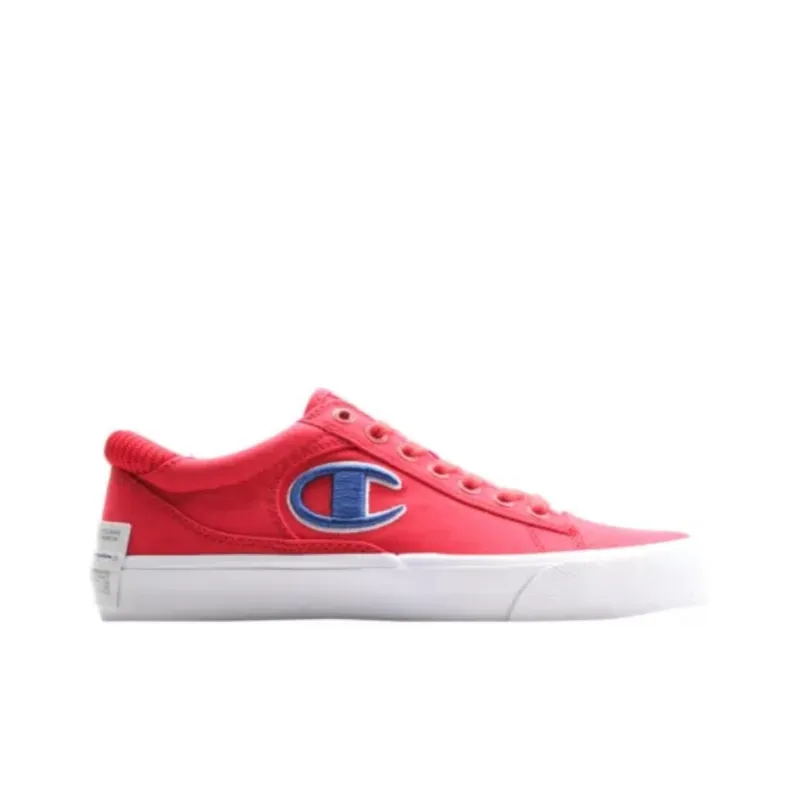 Champion Abrasion Resistant Low Top Skateboard Shoes Men's Red-1