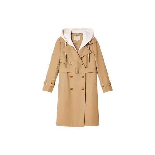 PSALTER Trench Coats Women's Light Khaki