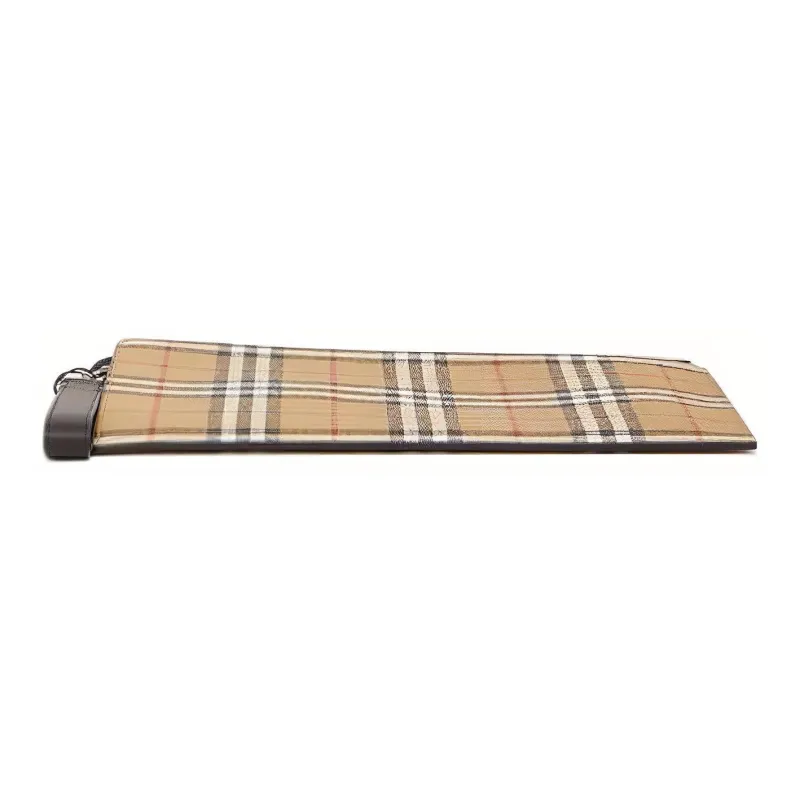 Burberry Vintage Leather Clutch Regular Men's Light Umber-3