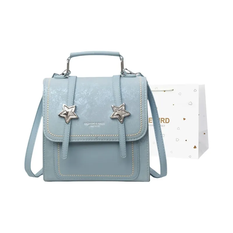 CORE BIRD PU Backpack Women's Ecru/Pink/Blue-0