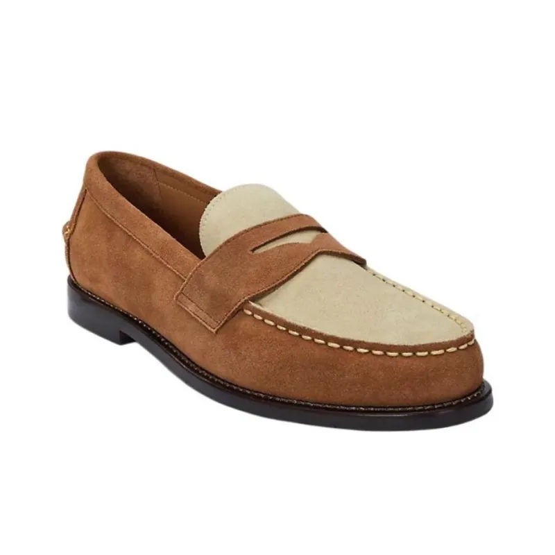 Polo Ralph Lauren Alston Loafers Men's Beige Brown-2