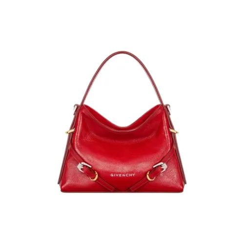 GIVENCHY Voyou Buffalo Leather Shoulder Bag, Crossbody Bag, Handbag Nano Women's Red