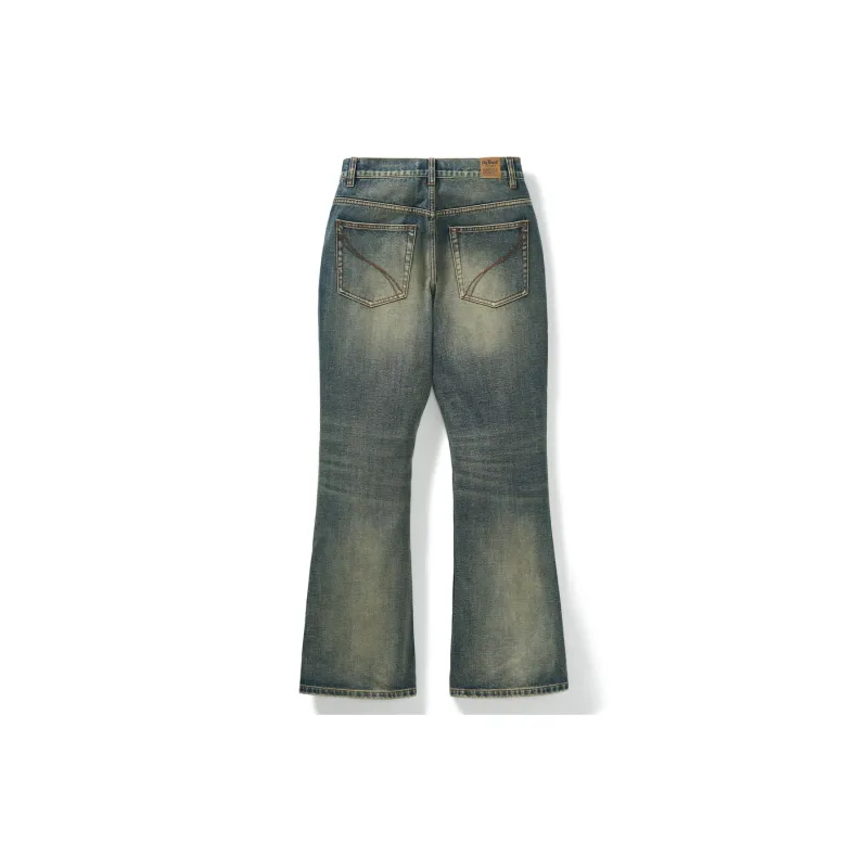 714STREET Jeans Unisex Denim Blue-1