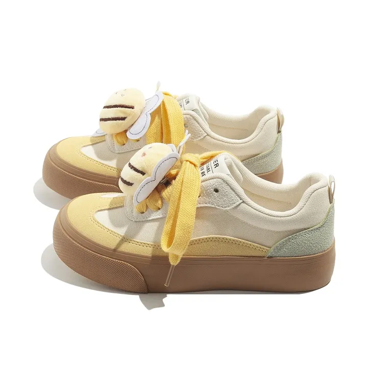 BEIER Durable Breathable Low Top Canvas Shoes Women's-2