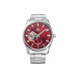 ORIENT Automatic Mechanical Movement Stainless Steel Strap Japanese / Korean Watches 40mm Men's Watches Red Watch Dial